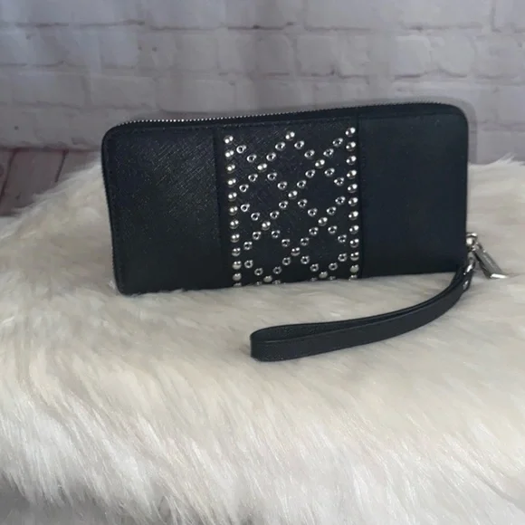 Michael Kors VIOLET Carryall Tote/MONEY PIECES Continental Wallet 2pc Set